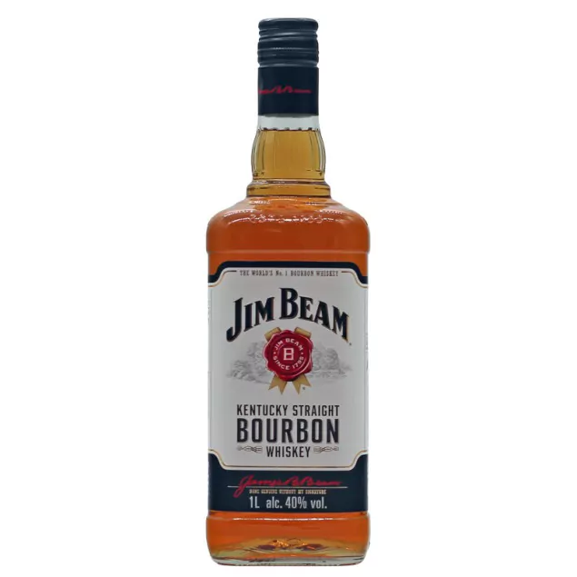 61210 jim beam kentucky straight bourbon whiskey 1 liter 8259 - Die Welt der Weine