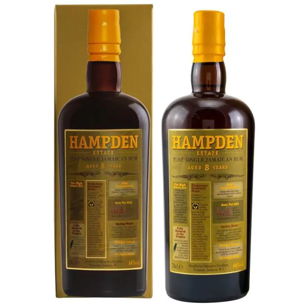 6350284 hampden estate 8 jahre pure single jamaican rum 11508 - Die Welt der Weine