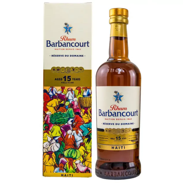 635206 barbancourt rhum 15 jahre reserve du domaine 6387 - Die Welt der Weine