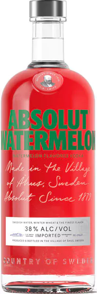 absolut watermelon flavoured vodka 38 vol 07 l - Die Welt der Weine