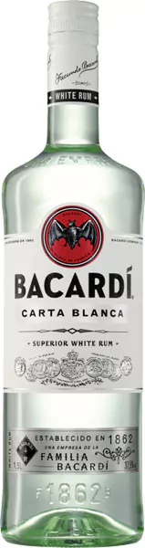 bacardi carta blanca 375 vol 15 l - Die Welt der Weine