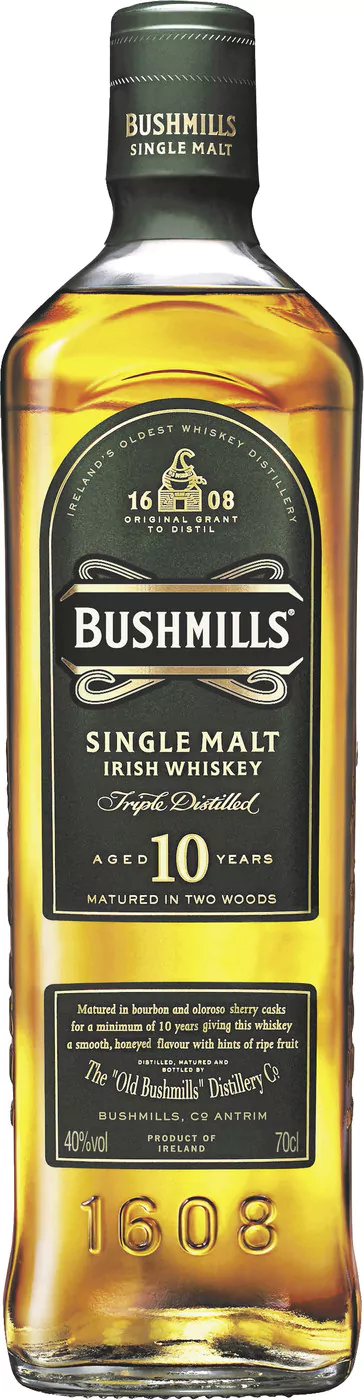 bushmills 10 jahre single malt irish whiskey 40 700ml - Die Welt der Weine
