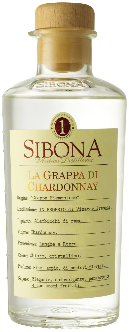 sibona grappa di chardonnay - Die Welt der Weine