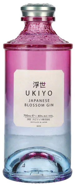 ukiyo japanese blossom gin 40 vol 07 l - Die Welt der Weine