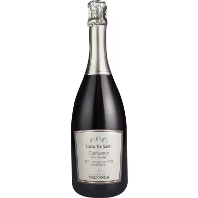 2019 sosta tre santi carricante sicilia doc brut cantine nicosia italien a60 - Die Welt der Weine