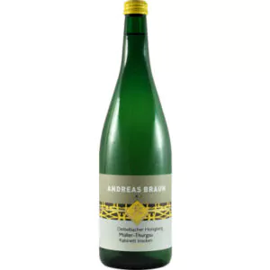 2022 dettelbacher honigberg mueller thurgau kabinett trocken 1 0 l weingut andreas braun 2b6 - Die Welt der Weine