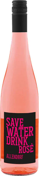 allendorf save water drink rose vegan rosewein halbtrocken 075 l - Die Welt der Weine