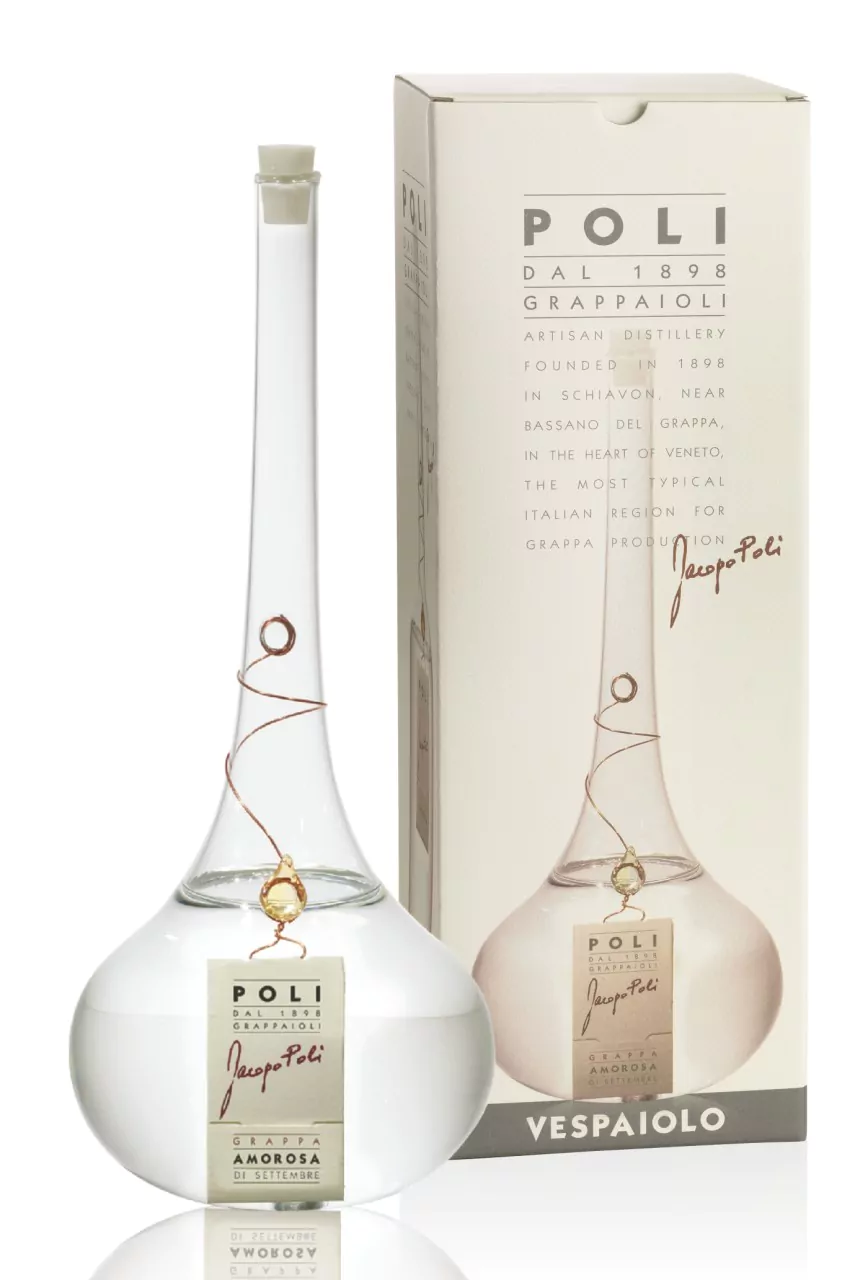 poli grappa jacopo poli amorosa di settembre vespaiolo 1 5 l 10 - Die Welt der Weine