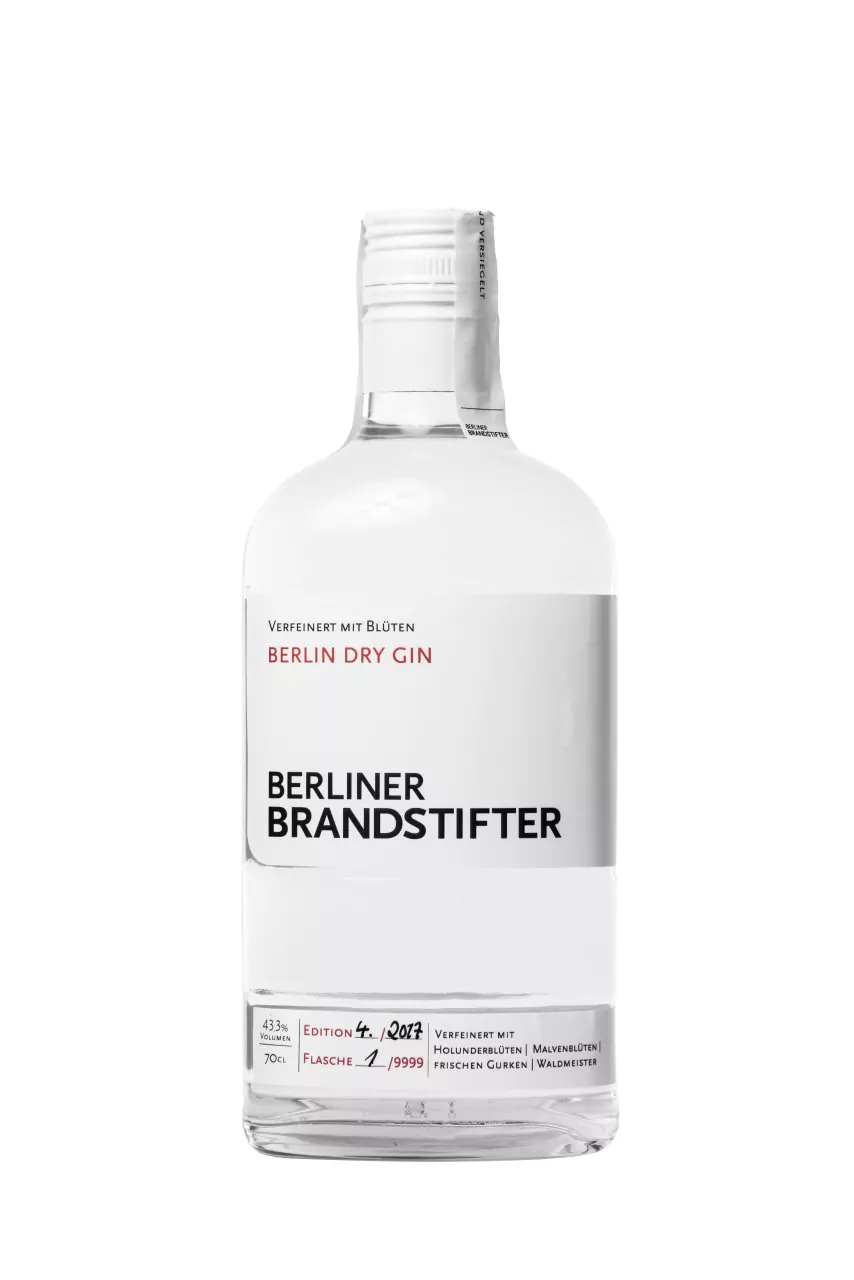 berliner brandstifter berlin dry gin 0 7 l 4110 10 - Die Welt der Weine