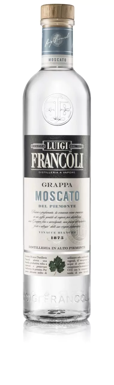 francoli grappa moscato bianco 0 7 l 1486 10 - Die Welt der Weine