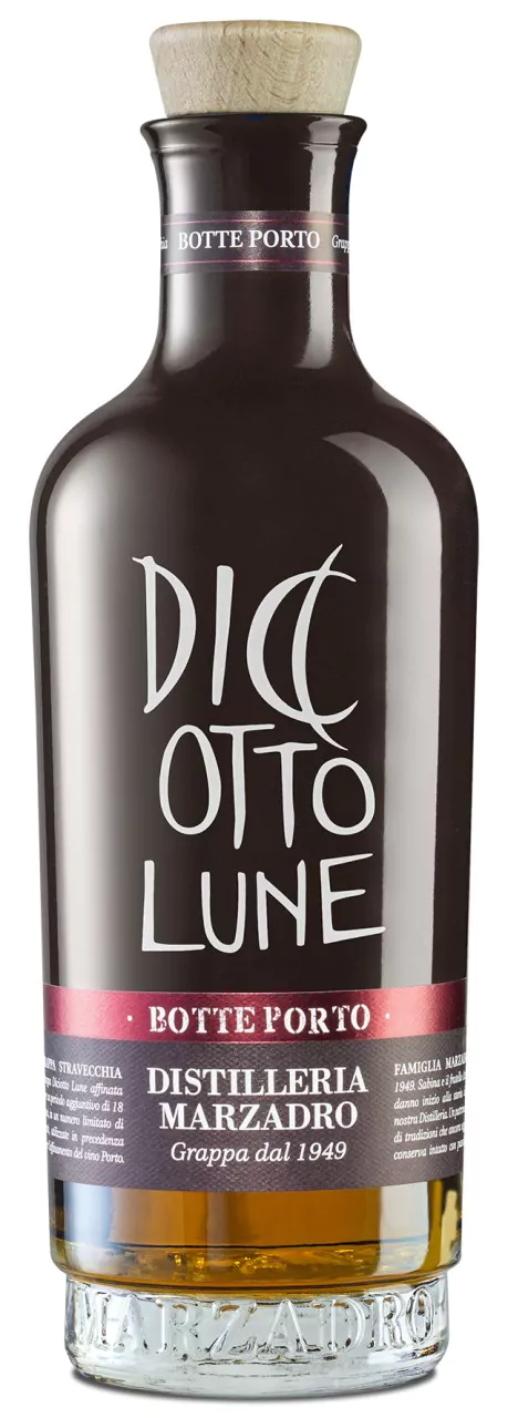 marzadro grappa stravecchia diciotto lune riserva botte porto 10 - Die Welt der Weine