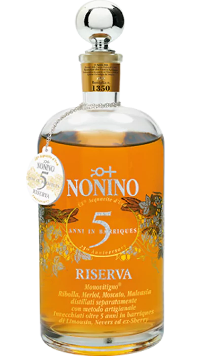 nonino ue anniversary riserva 5 anni in holzrahmen 0 7 l 1 10 - Die Welt der Weine