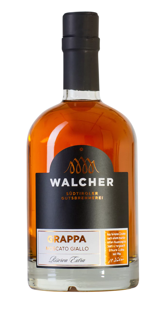 walcher grappa goldmuskateller riserva 0 5 l 4141 10 - Die Welt der Weine