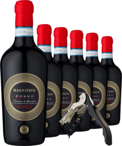 2018 Magnifico Fuoco Primitivo di Manduria Riserva im 6er Vorratspaket Kellnermesser GRATIS - Die Welt der Weine