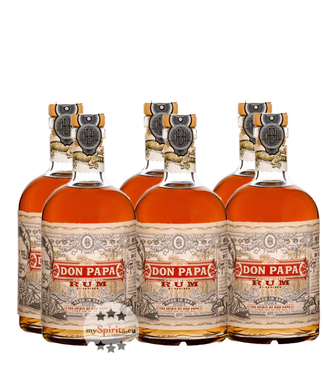 don papa rum 6 er set single island - Die Welt der Weine