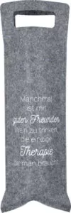 geschenktuete filz gute freunde fuer 1 flasche 14681 600x600 - Die Welt der Weine