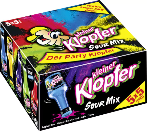 kleiner klopfer sour mix 15 vol 5x5x20ml - Die Welt der Weine