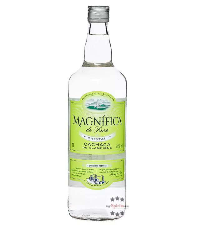 magnifica de faria cristal cachaca 1 liter 1 - Die Welt der Weine