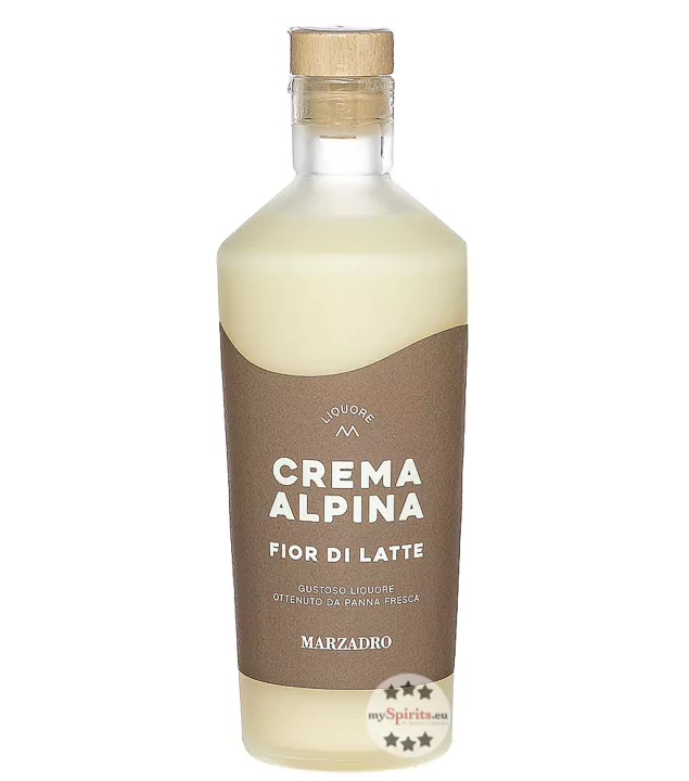 marzadro crema alpina fior di latte likoer 07 liter 2 - Die Welt der Weine