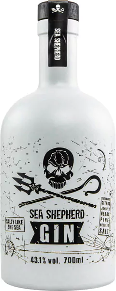 sea shepherd salty like the sea gin 431 vol 07 l - Die Welt der Weine