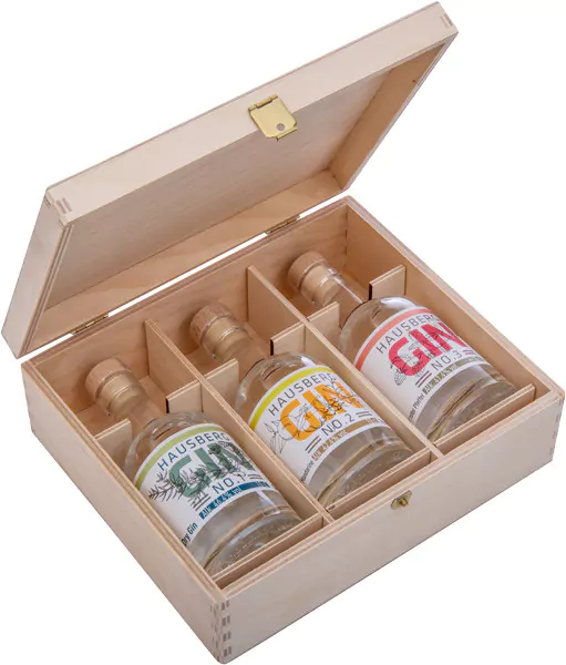 hausberg gin 3er tasting box - Die Welt der Weine