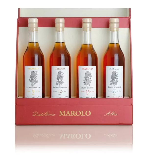 marolo for four grappa tastingset 5731 10 - Die Welt der Weine