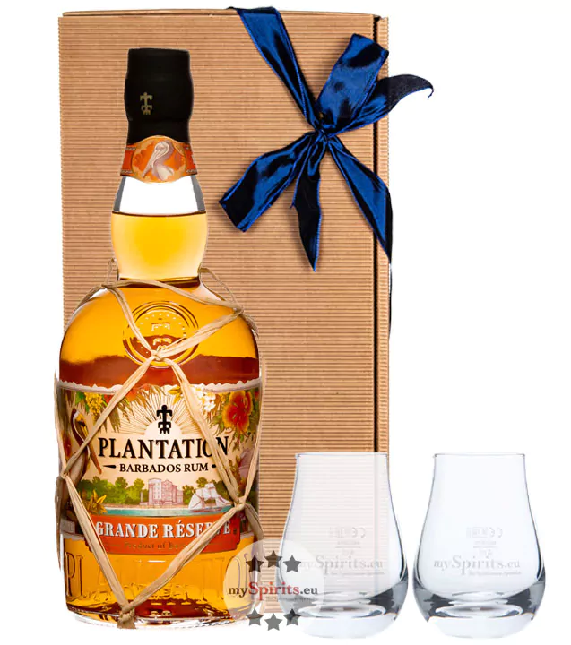 plantation grande reserve rum 07 l 2x nosing glas 1 - Die Welt der Weine