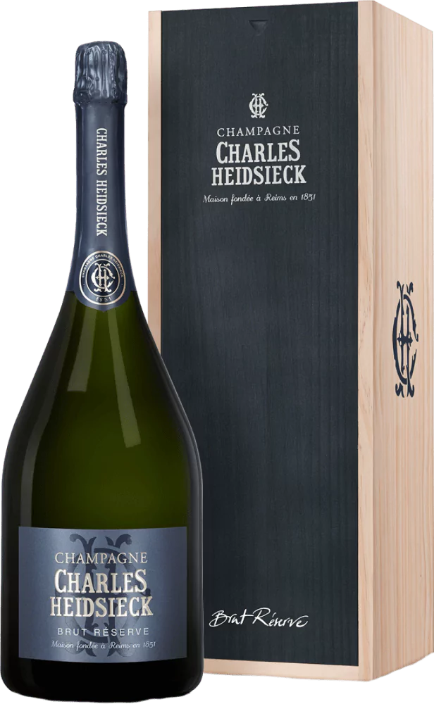 Charles Heidsieck Champagner Reserve 3l Doppelmagnumflasche in der Holzkiste - Die Welt der Weine