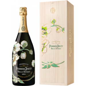 champagner perrier jouet magnum belle epoque 2012 in der holzkiste - Die Welt der Weine