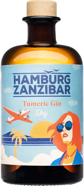 hamburg zanzibar tumeric gin sky 05 l 400 vol - Die Welt der Weine