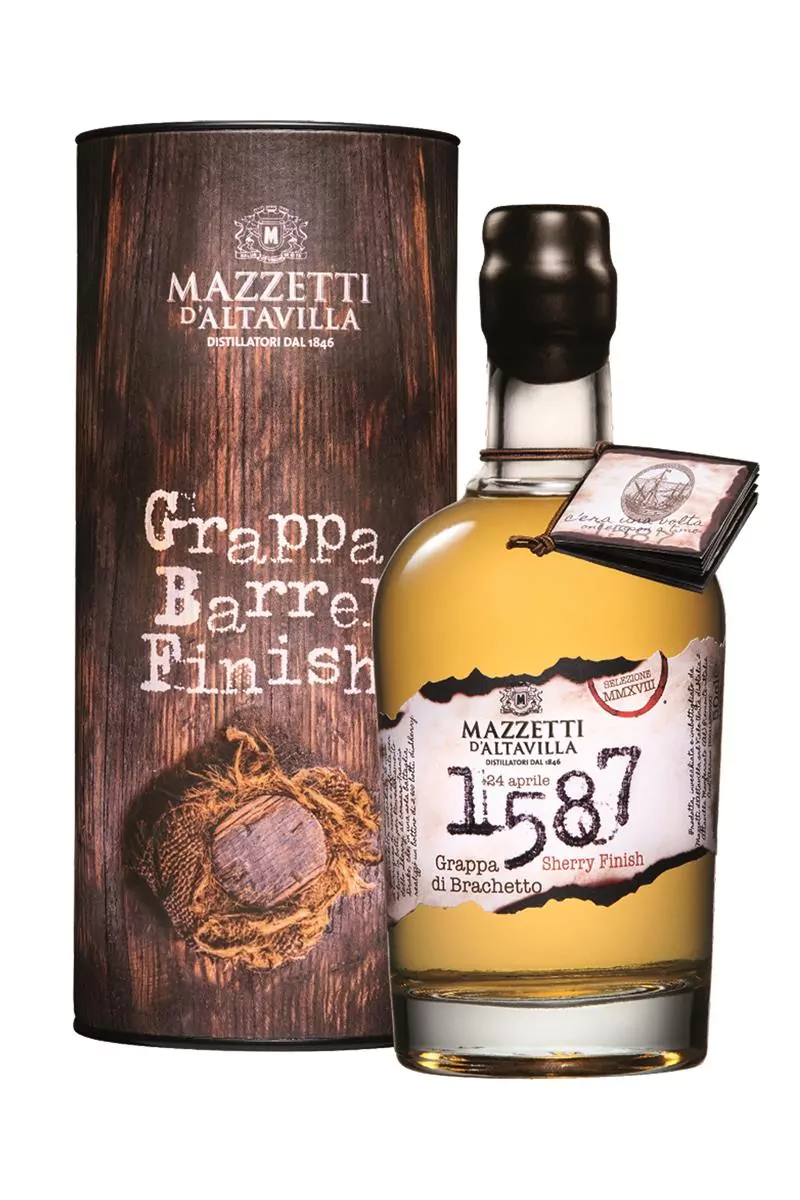 mazzetti grappa 1587 di brachetto sherry cask finish 0 5 l 10 - Die Welt der Weine