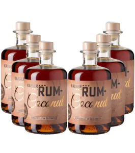 rum coconut likoer mit inlaenderrum 6er neu - Die Welt der Weine