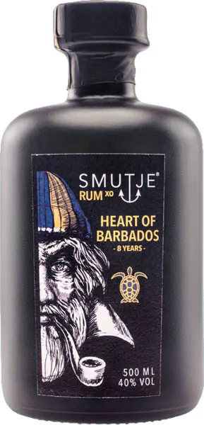 smutje rum xo heart of barbados 8 anos 400 vol 05 l - Die Welt der Weine