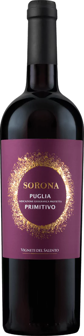 013645 Vigneti del Salento Primitivo SORONA IGP mock up - Die Welt der Weine