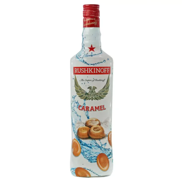 650178 rushkinoff vodka caramel likoer 2 12007 - Die Welt der Weine