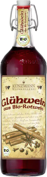 kunzmann gluehwein aus bio rotwein 1l 12341 - Die Welt der Weine