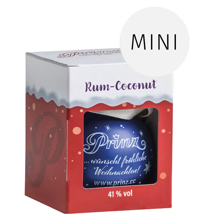 prinz christbaumkugel rum coconut likoer mit inlaenderrum 4 cl - Die Welt der Weine