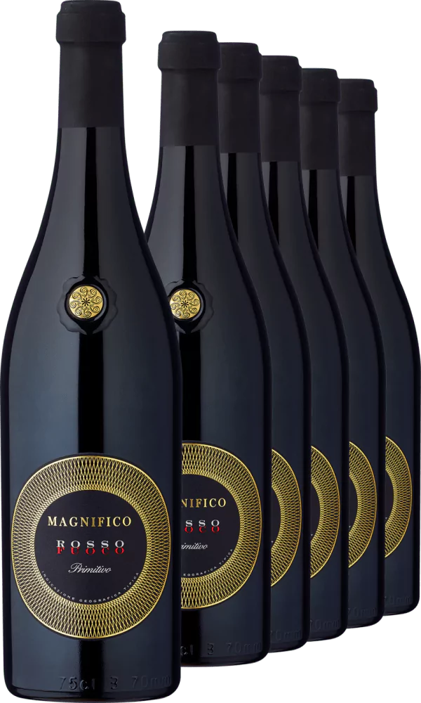 2021 Magnifico Fuoco Primitivo im 6er Vorratspaket - Die Welt der Weine