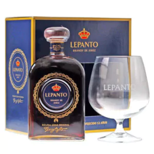 64223 lepanto brandy de jerez geschenkset mit glas 13924 - Die Welt der Weine