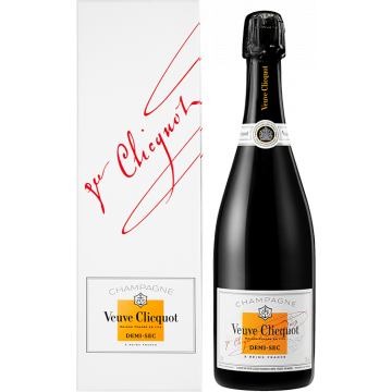 champagner veuve clicquot demi sec mit etui - Die Welt der Weine