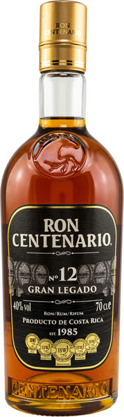 ron centenario gran legado 12 secretos 40 vol 07 l - Die Welt der Weine