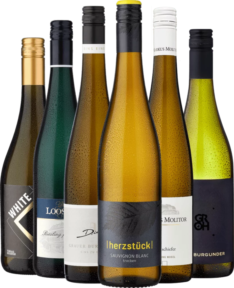 6er Probierpaket Johannes trinkt Wein – weisse Edition 1 - Die Welt der Weine