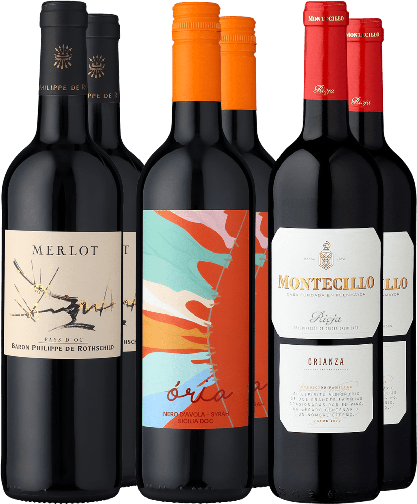 6er Probierpaket Mediterrane Rotweine - Die Welt der Weine