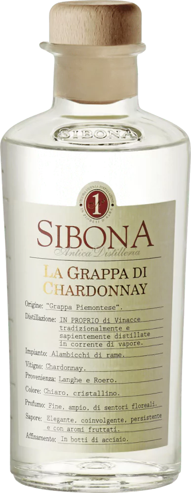 Sibona Grappa di Chardonnay 1 - Die Welt der Weine