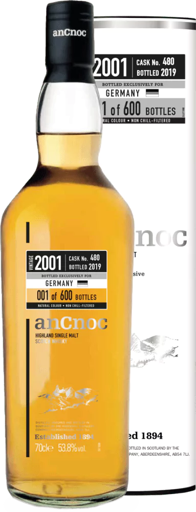 anCnoc Vintage Highland Single Malt Scotch Whisky 1 - Die Welt der Weine