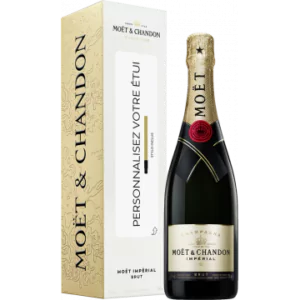 champagner moet chandon brut imperial etui individuell gestaltbar - Die Welt der Weine