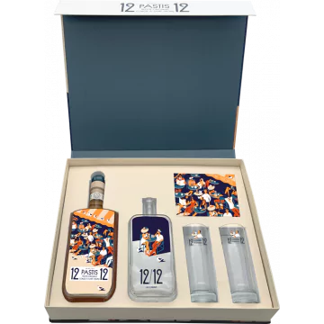 coffret terrasse 12 12 pastis de saint tropez - Die Welt der Weine