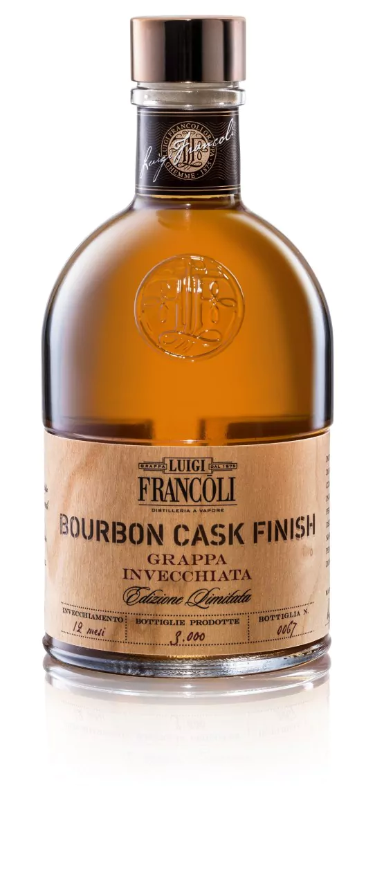 francoli grappa bourbon cask finish 0 5 l 2811 10 - Die Welt der Weine