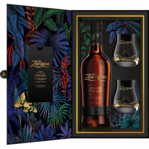 rum zacapa edicion negra geschenkset 2 glaser - Die Welt der Weine