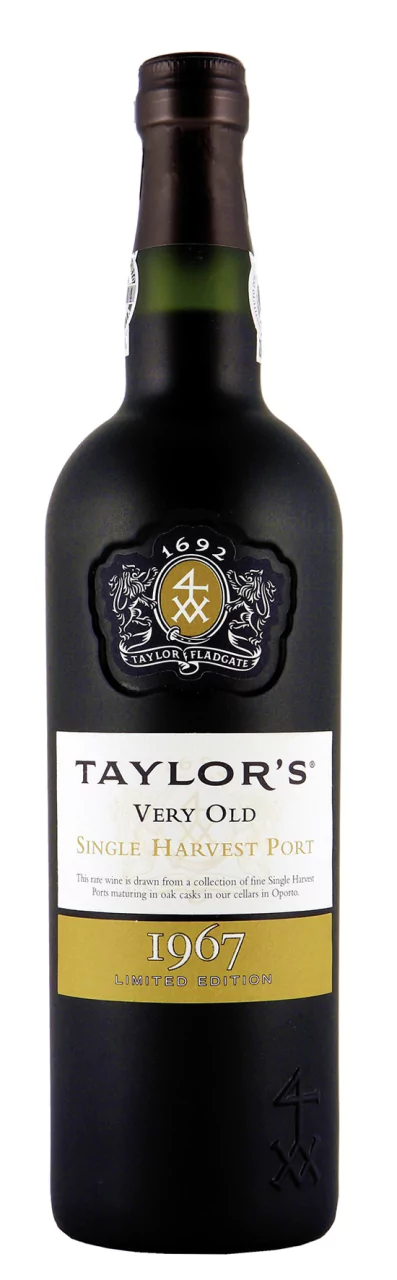 taylor s single harvest port 1967 in holzkiste 0 75 l 127 10 - Die Welt der Weine